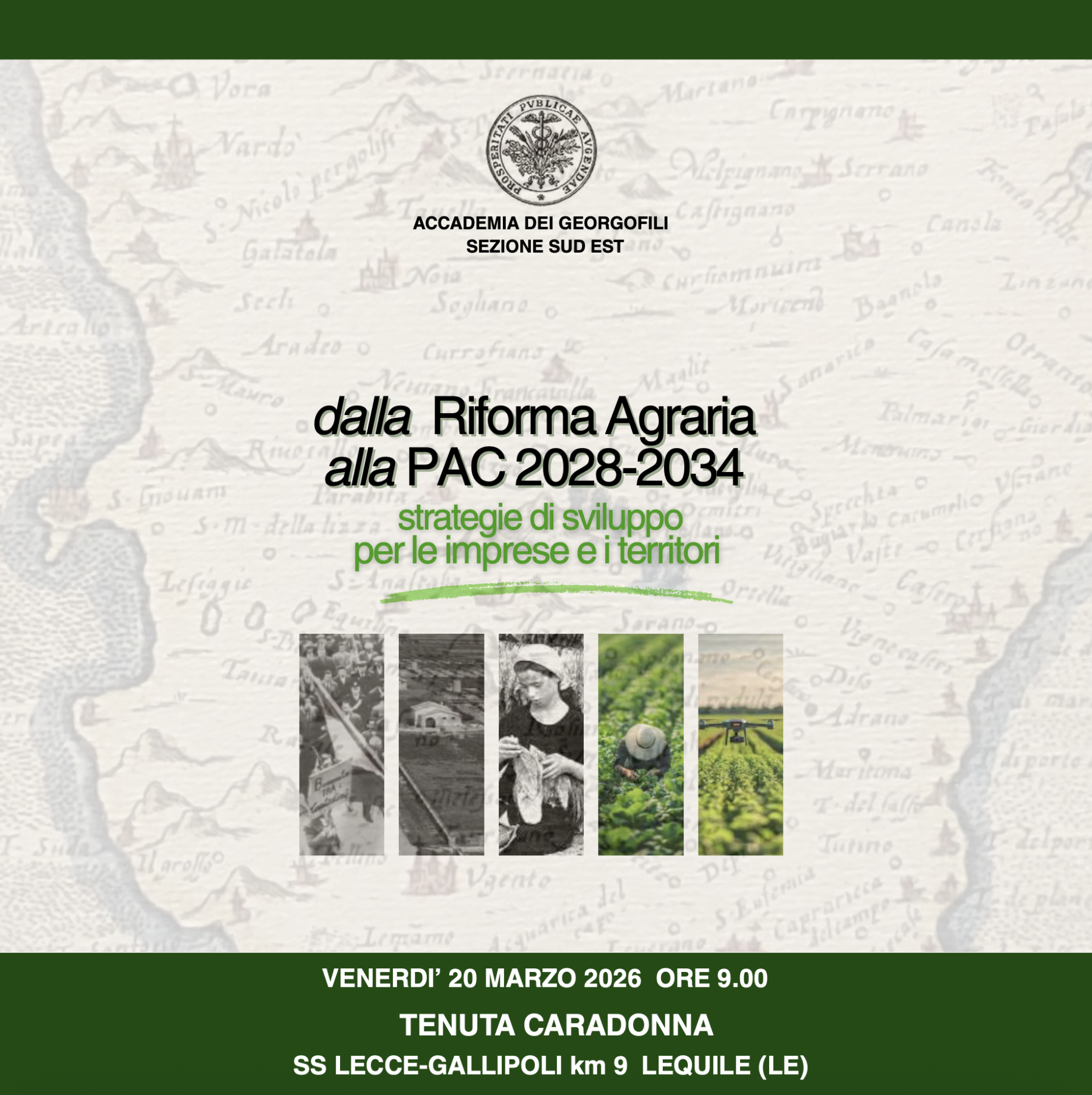 Dalla Riforma Agraria alla PAC 2028-2034: Strategie di Sviluppo per Imprese e Territori