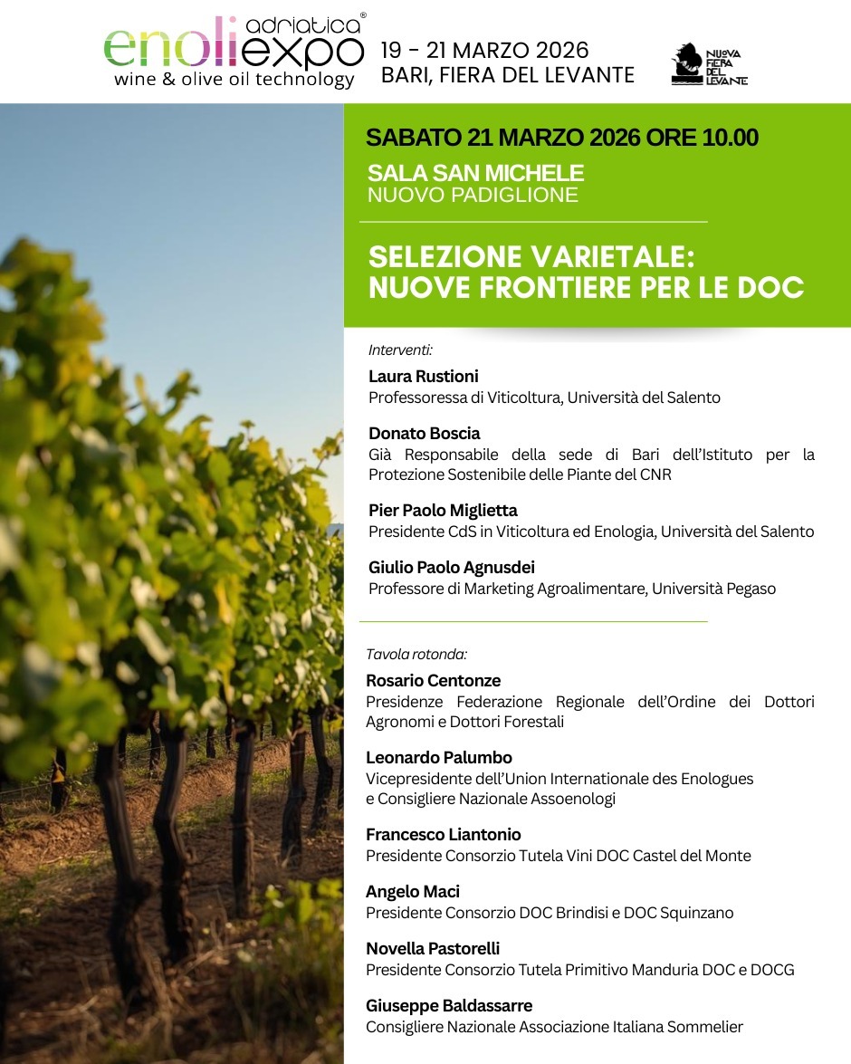SELEZIONE VARIETALE: NUOVE FRONTIERE PER LE DOC